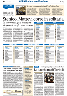 Pinzolo, senso unico alternato