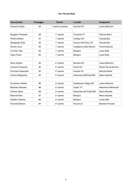 risultati pianoforte PN