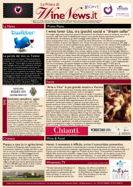 WineNews - La Prima di Winenews - n. 1600