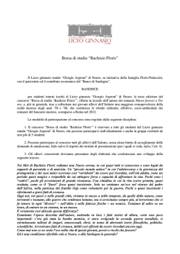leggi il bando - Liceo Ginnasio