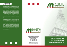 scarica la brochure - Studio Commercialista Torino – Marconetto