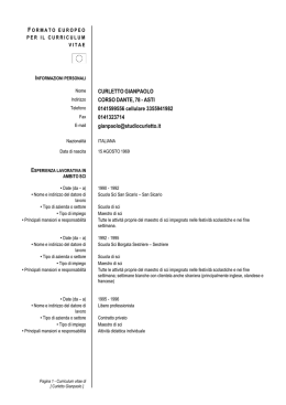 CURLETTO Paolo - Sci Club Pragelato