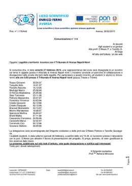 114. incontro tribunale di aversa-napoli nord