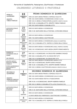 - Unit&agrave; Pastorale "Beato Vincenzo Grossi"