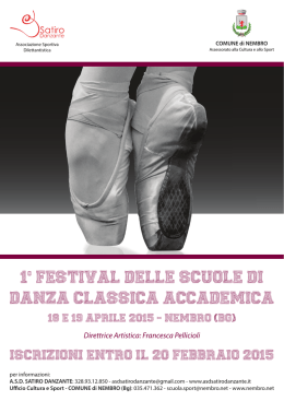 Bando 1^ Edizione 2015 ()