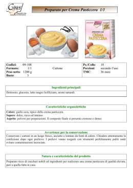 Preparato per Crema Pasticcera 1/1