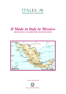 Il Made in Italy in Messico