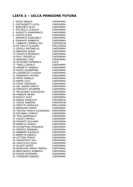lista 3 &ndash; uilca pensione futura - Fondo Pensione Gruppo Cariparma