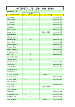 (attivit\340 docenti Idro.xls) - Istituto Istruzione Superiore "G. Perlasca"