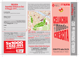 185_BROCHURE 2014 - Associazione Italiana Celiachia