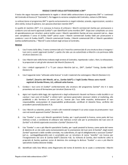 1 REGOLE E DIVIETI DELLA SOTTOSCRIZIONE A ZIN&trade; Il