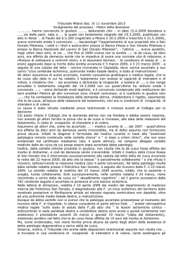 Per leggere la sentenza - studiolegalemartignetti.it