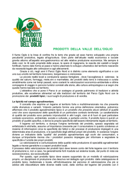 valorizzazione prodotti tipici