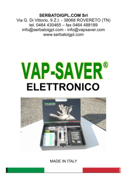 VAP-SAVER elettronico