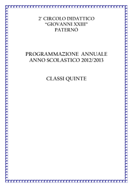 Download - Secondo Circolo Didattico "Giovanni XXIII°"