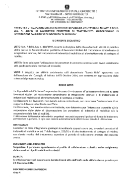 Leggi la circolare - Istituto Comprensivo 5 Grosseto