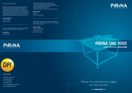 Brochure Pirina SML 1000