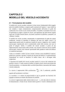 capitolo 2 modello del veicolo accodato - W3.UniRoma1.it