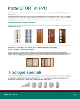 Porte QFORT in PVC - Giordani serramenti