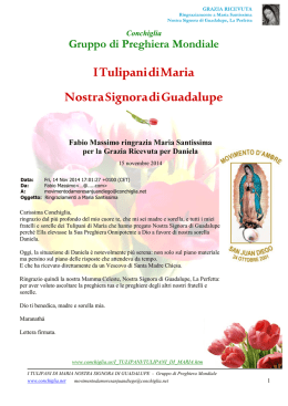 P.G.R. - Preghiera Tulipani di Maria
