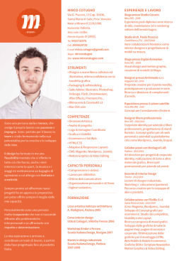 mirco cotugno esperienze e lavoro competenze formazione