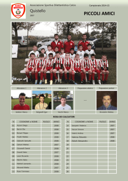 Piccoli Amici B - asdc quistello