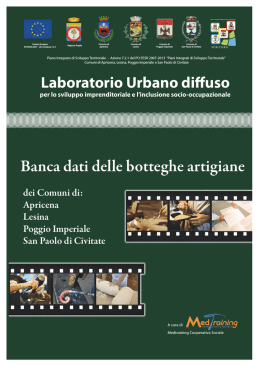 Banca dati delle botteghe artigiane