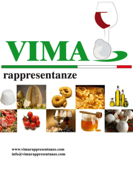 Brochure Vima Rappresentanze