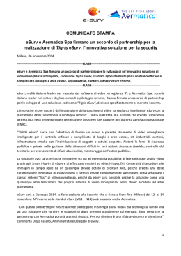 Leggi il comunicato stampa congiunto