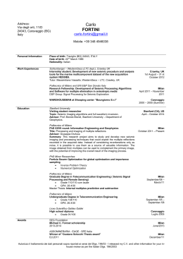 Permanent address: - Politecnico di Milano