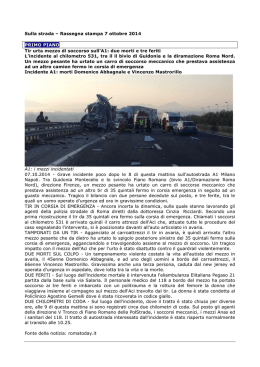 Leggi la rassegna del 7 ottobre