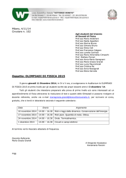 circ 102 - Liceo Scientifico Vittorio Veneto