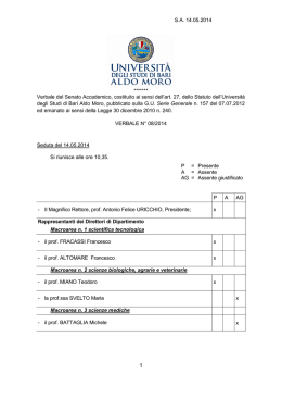 08 verbale SA 14.05.2014 - Dipartimento per il coordinamento
