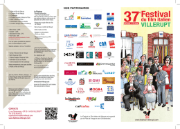 telecharger le triptyque ici - Festival du Film Italien de Villerupt