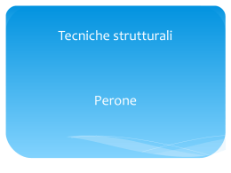 Tecniche strutturali Perone - Nuova Scuola di Osteopatia Treviso