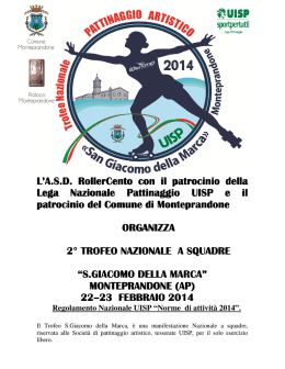 1) Regolamento - Pattinaggio Artistico Roller Cento