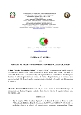 POLO DIDATTICO TECNOLOGICO-DIGITALE