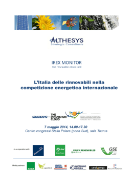 Innovation Cloud 2014_Althesys_IREX Report