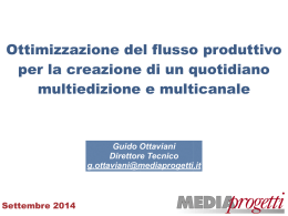 Guido Ottaviani, Media Progetti