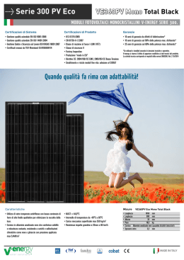 Serie 300 PV Eco - V-energy Green Solutions