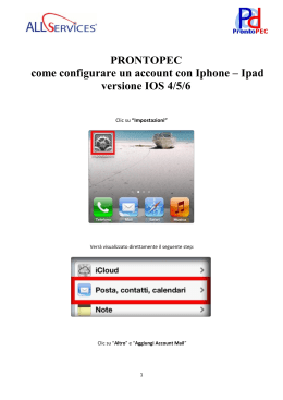 iPhone/iPad con sistema operativo IOS 4/5/6
