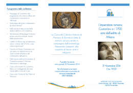 BROCHURE ARCHEOLOGIA.pub - Comunita&acute; Cattolica Italiana