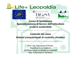 03 - 14 Corso Life - 2013-02-07 - Controllo del clima