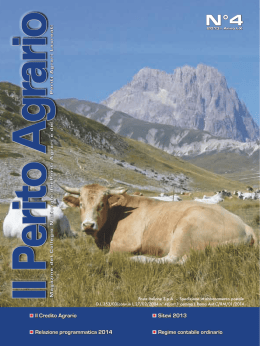 Leggi il pdf - Collegio Nazionale dei Periti Agrari &raquo; e dei Periti Agrari