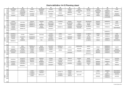 Orario definitivo 14-15 Planning classi
