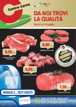 Volantino LUGLIO 2014_Centro Carne