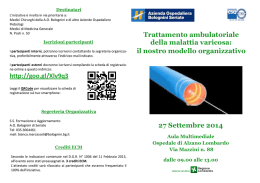locandina malattia varicosa con chairman