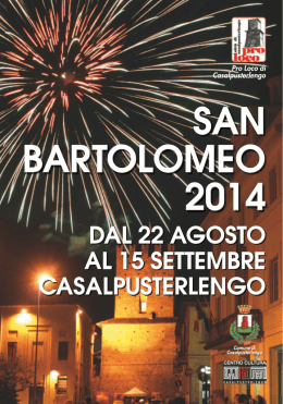 SAN BARTOLOMEO 2014