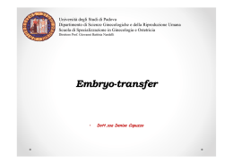 Download Embryo-transfer - Dipartimento di Salute della Donna e