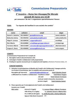 02 2&deg; Incontro Commissione Preparatoria